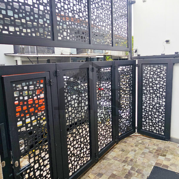 Paket Tangga, Kanopi dan Pintu Lipat Laser Cutting   Kelapa Gading