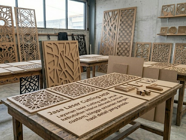 Laser cutting mdf