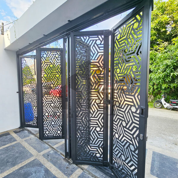 Pintu lipat laser cutting BSD Tangerang
