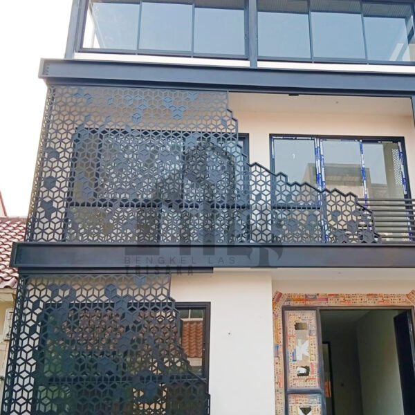 Proyek Fasad Laser Cutting – Pak Ferdinand, Bintaro
